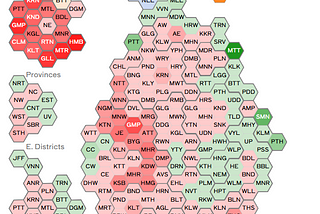 Hexagon Maps for Elections