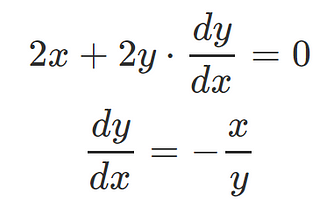 Implicit differentiation in a nutshell