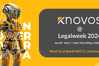 Knovos to Showcase Legal Technology Solutions at LegalWeek 2024