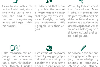 2. First Step to Decolonisation is reflection — exploring positionality for Decolonising…