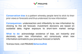 Conservatism bias. Being stubborn may help in everyday life but not in asset allocation.