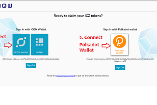 ICZ airdrop — SNOW Network