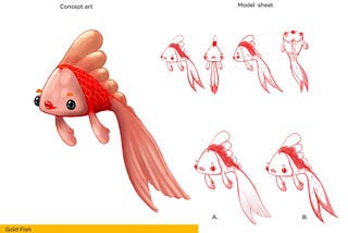 Gold Fish concept & Character Design