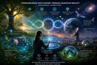 The idea that humans might one day communicate with nature through quantum phenomena