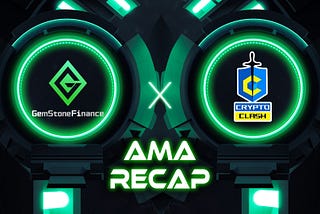 AMA RECAP : GEFI x CRYPTOCLASH on 04 AUGUST 2021 UTC 1200