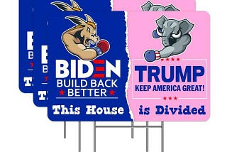 Does the lawn sign divide matter?