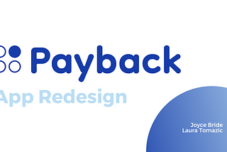Payback: App Redesign