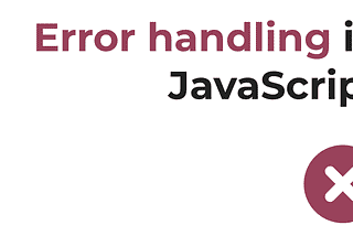 Error handling in JavaScript using try catch method