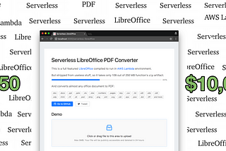 How to Run LibreOffice in AWS Lambda for Dirty-Cheap PDFs at Scale