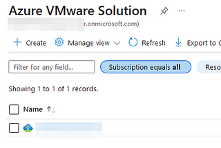 Azure VMware Solutions — Create Placement Policy