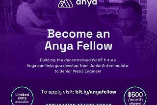 Become An Anya Fellow