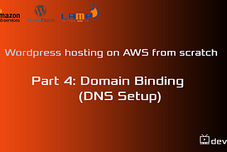 DNS Setup (Domain Binding) : Amazon Web Services