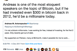 Gossip in the Bitcoin world.