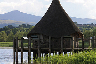 The hut at Llangorse Lake / Wales