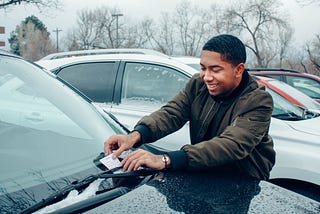 I left poems on people’s windshields