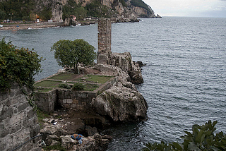 The Black Sea coast in Amasra, Turkey