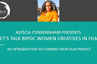 Workshop For BIPOC Women In Film