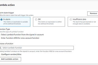 Automate custom actions via AWS Lambda Functions directly from Amazon CloudWatch alarm state…