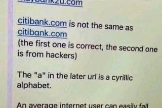 Scam screenshot
