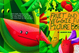 Embark on a Wholesome Journey with ‘Fruit and Veggie Fun’: A Heartwarming Debut Kindle Book by…