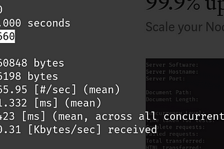 Make NodeJs handle 5x request with 99.9% uptime adding 10 lines of code