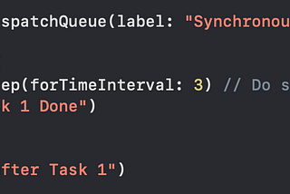 Grand Central dispatch (GCD) — Swift