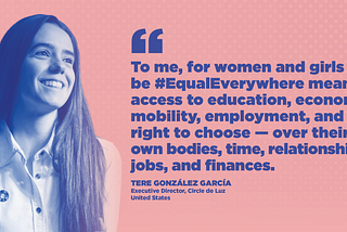 Gender Equality Through the Lens of Latina Advancement