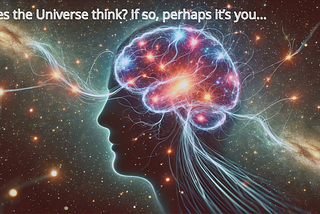 Does the Universe think? If so, perhaps it’s you…