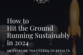 How to Hit the Ground Running Sustainably in 2024