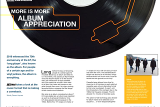 More Is More: Album Appreciation