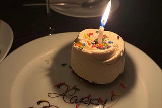 HAPPY BIRTHDAY TO ME.