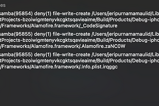 Resolving CocoaPods Error: Sandbox Violation with Alamofire Framework