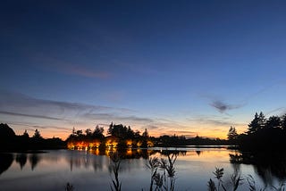 Tateshina Lake during the autumn season