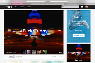 My experience with “Flickr”!