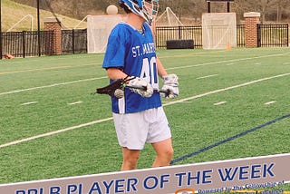 PRLB Player of the Week Powered by FCA Maryland: St. Mary’s senior Defense/LSM BJ Burlace