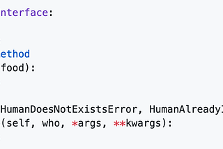 Private method without underscores and interfaces in Python