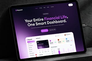 Fintech Financial SaaS Product Website UI Design