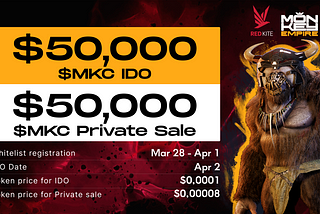 Join the Monkey Empire IDO on Red Kite now — $100,000 $MKC is Up for Grabs!