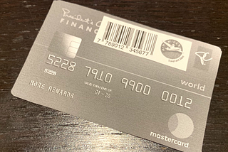DYI 2-in-one credit/fidelity card