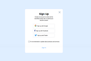 How to build a Sign Up with Third-Parties Component Using TailwindCSS
