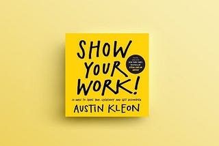 Book Review: Show Your Work