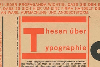 Tesi sulla tipografia
