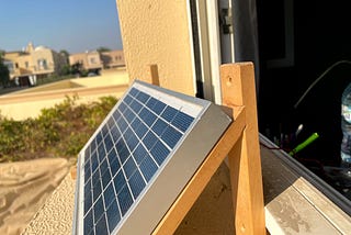 Small Victories: Solar phone charger setup