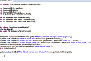 Rest Assured API Tesing Methods-part1-Get Request