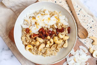 Coconut & Date Oatmeal
