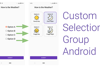 Custom Selection Group in Android using Kotlin Extension Functions