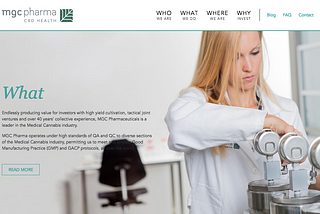 The new MGC Pharma Website