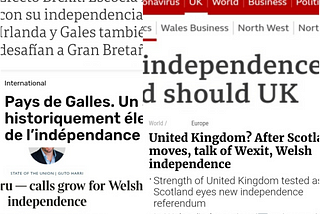 South China Morning Post covers Welsh Independence