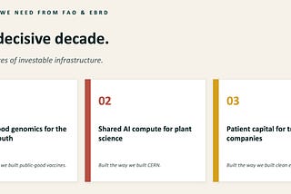 Genomics, AI, and the Decade That Will Decide Our Food Future