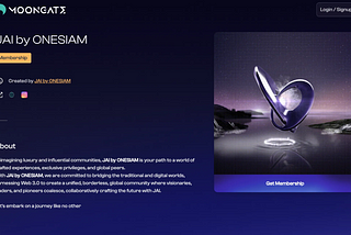 Case Study: Transforming Customer Engagement with NFT-Based Memberships JAI by ONESIAM